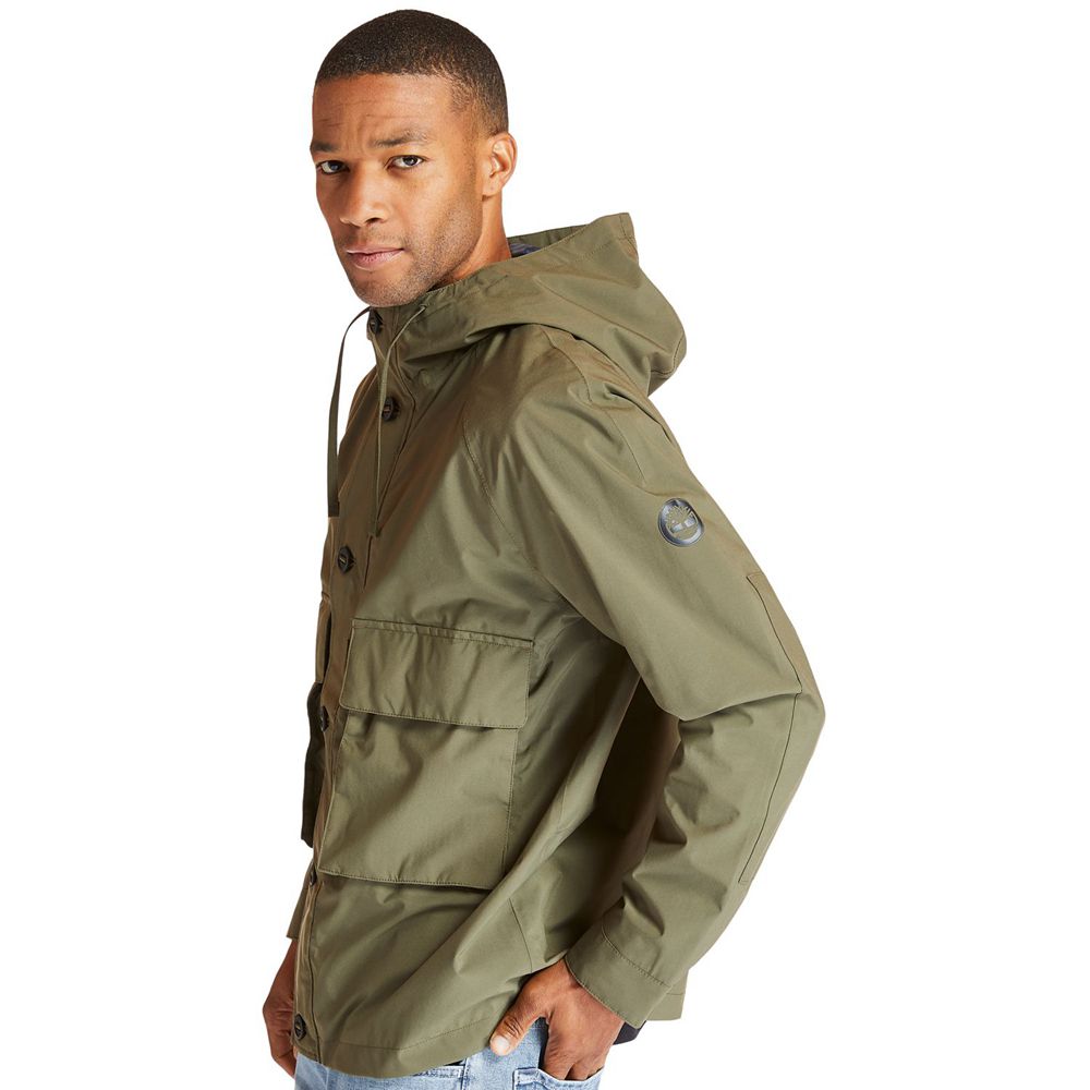 Chaquetas Timberland Hombre Ecoriginal Waterproof Worker Verde Oliva - Chile IGM-819547